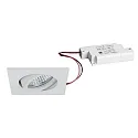 Inbouwspot TIRREL-S LED DIM hoekig, draaibaar IP20, gepoedercoat, wit dimbaar