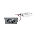 Inbouwspot TIRREL-S LED DIM hoekig, draaibaar IP20, wit dimbaar