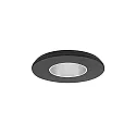 Inbouwarmatuur ZONDRA LED stijf, direct IP20, zwart dimbaar 13W 1190lm 3000K 20-40° 20-40° CRI >80