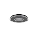 Inbouwarmatuur ZONDRA LED stijf, direct IP20, zwart dimbaar 10W 660lm 3000K 20-40° 20-40° CRI >80