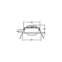 Brumberg Inbouwarmatuur IP20, glanzend, transparant, wit dimbaar 6W 700lm 4000K 20-40° 20-40° CRI 80-89