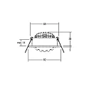 Brumberg Inbouwarmatuur LAKIL-R rond, draaibaar, voor BAP, Dim-To-Warm, set van 1 IP20