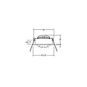 Brumberg Inbouwarmatuur LAKIL-S hoekig, draaibaar, voor BAP, Dim-To-Warm, set van 1 IP20