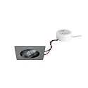 Inbouwspot TIRREL-S LED DIM ROUND-CONVERTER hoekig, draaibaar IP20, wit dimbaar