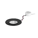Inbouwarmatuur IP65, glanzend, zwart 7W 620lm 3000K 20-40° 20-40° CRI 80-89