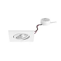 Inbouwarmatuur IP65, glanzend, wit  7W 620lm 3000K 20-40° 20-40° CRI 80-89