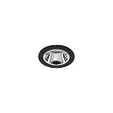 Plafondinbouwarmatuur APOLLO MICRO rond, direct IP20, zwart dimbaar