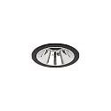 Plafondinbouwarmatuur APOLLO MINI rond, direct IP20, zwart dimbaar