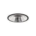 Plafondinbouwarmatuur APOLLO MEGA rond, direct IP20, zwart 