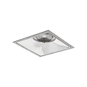 ceiling recessed luminaire APOLLO MAXI square, direct IP20, silver 