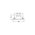 Brumberg ceiling recessed luminaire DIOS MICRO round, direct IP20, silver 