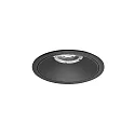 Plafondinbouwarmatuur DIOS MIDI rond, direct IP20, zwart 