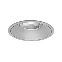 ceiling recessed luminaire DIOS MEGA round, direct IP20, silver dimmable