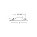 Brumberg ceiling recessed luminaire DIOS MEGA round, direct IP20, silver 