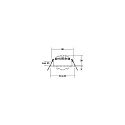 Inbouwarmatuur ABACO SQUARE draaibaar, DALI aanstuurbaar, Dim-To-Warm IP44, zwart dimbaar 8W 530lm 1800-3000K 36° 36° CRI > 90