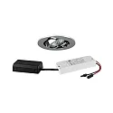 recessed spotlight TIRREL-R LED DIM CONNECTION-BOX round, swivelling, DALI controllable IP20, chrome dimmable