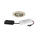 Inbouwspot TIRREL-R LED DIM CONNECTION-BOX rond, draaibaar, DALI aanstuurbaar IP20, glanzend, transparant dimbaar