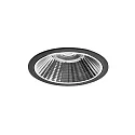 Plafondinbouwarmatuur APOLLO MIDI rond, direct IP20, zwart 
