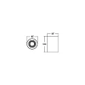 Brumberg downlight APOLLO MICRO smooth, round, DALI controllable IP20, powder coated, white dimmable