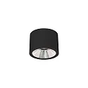 downlight APOLLO MIDI smooth, round, DALI controllable IP20, powder coated, black dimmable