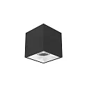 Downlight APOLLO MAXI hoekig, glad, schakelbaar IP20, gepoedercoat, zwart 