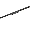 track linear luminaire PEPA LINEAR 22CM LENS rigid, DALI controllable, with lens optics IP20, black matt dimmable