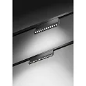 track linear luminaire PEPA LINEAR 33.1CM TILT LENS DALI controllable, tiltable, with lens optics IP20, black matt dimmable