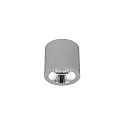 downlight APOLLO MIDI round, DALI controllable, faceted IP20, powder coated, silver dimmable