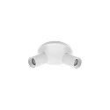 ceiling luminaire TAGES 2 flames, round GU10 IP20, white matt dimmable