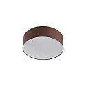 ceiling luminaire TIM Ø 50CM up / down, with diffuser E27 IP20, nickel matt dimmable