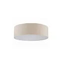 ceiling luminaire TIM Ø 50CM up / down, with diffuser E27 IP20, nickel matt dimmable