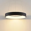Brumberg Pendelarmatuur GEORGA 2CCT DIM CCT Switch, Ring-Vorm IP20, zwart mat dimbaar