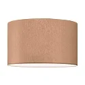 Ceiling luminaire SOFT TUBE 280, Ø 28cm, 2 x E27 max. 60W, shade chintz hazelnut / diffuser PC