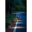 Brumberg Outdoor LED bollard light, IP65, 230V AC, 60cm, 9W 3000K 210lm, incl. 50cm power cable, structured graphite