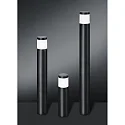 Brumberg bollard lamp STICK round, switchable LED IP65, black 