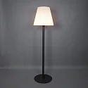 Brumberg outdoor floor lamp BIAK surface-mounted version, switchable, conical E27 IP44, graphite grey 