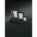 Brumberg floodlight MATRIX IP66, titanium, transparent