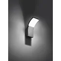 Brumberg Outdoor wall luminaire FAGI switchable LED IP54, graphite