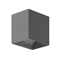Wandarmatuur voor buitenshuis IDAS schakelbaar LED IP54, grijs 