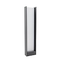 bollard light AKIMISKI square, switchable, with diffuser IP65, anthracite 
