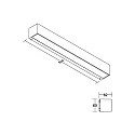 Brumberg Wandarmatuur voor buitenshuis DARBEE schakelbaar LED IP65, grijs 