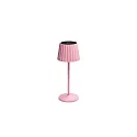 Tafellamp op batterijen REIRO IP54, pink dimbaar