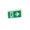 emergency luminaire EKW one-sided, two-sided IP54, white