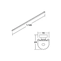 Brumberg LED vervanging LINEO LED T5/T8 120CM REPLACEMENT 2CCT halfrond, CCT Switch, constante Stroom