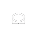 Brumberg Ring MUNA MINI rond, zwart mat