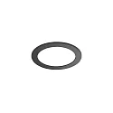 Ring MUNA MAXI rond, zwart mat