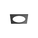 ring MUNA MINI square, black matt