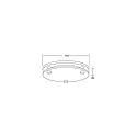 Brumberg ring MUNA MINI with diffuser, white matt