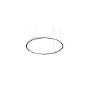 pendant luminaire DEVON Ø 120CM for VDU workstation, Bluetooth controllable IP20, powder coated, white matt dimmable