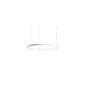 pendant luminaire ANDROS IN Ø 80CM Bluetooth controllable IP20, powder coated, white matt dimmable